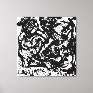 J. P. - NUMMER 17 - 1951 - Zwart gieten - Canvas Afdruk