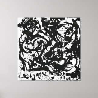 J. P. - NUMMER 17 - 1951 - Zwart gieten - Canvas Afdruk