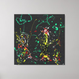J. P. - Nummer 17 VUURWERK - 1950 - Canvas Afdruk