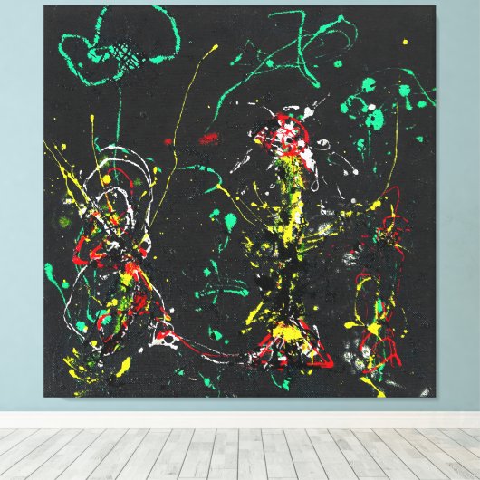 J. P. - Nummer 17 VUURWERK - 1950 - Canvas Afdruk (Insitu (Houten vloer))