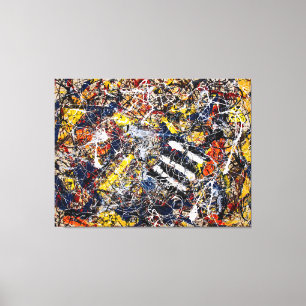 J. P. - Nummer 17A - 1948 - Actie schilderen - Canvas Afdruk