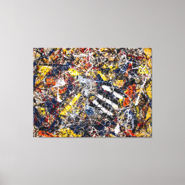 J. P. - Nummer 17A - 1948 - Action painting - Canvas Afdruk