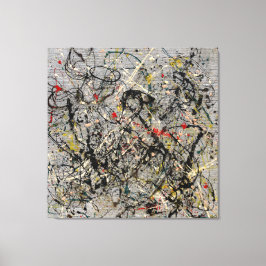 J. P. - Nummer 18 - 1950 - Action painting - Canvas Afdruk