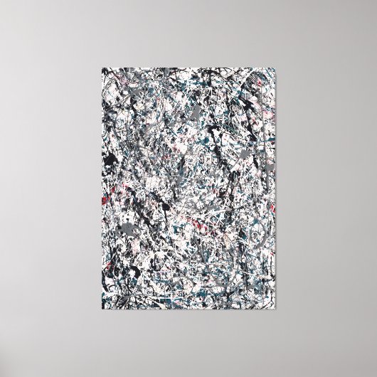 J. P. - Nummer 19 - 1948 - Action painting - Canvas Afdruk (Voorkant)