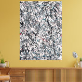 J. P. - Nummer 19 - 1948 - Action painting - Canvas Afdruk (Insitu (Woonkamer))