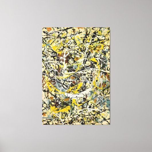 J. P. - Nummer 19 - 1949 - Action painting - Canvas Afdruk (Voorkant)