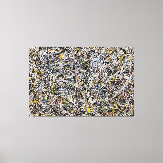 J. P. - Nummer 1 - 1949 - Abstract Expressionisme  Canvas Afdruk (Voorkant)