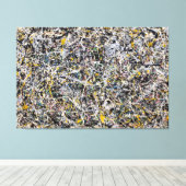 J. P. - Nummer 1 - 1949 - Abstract Expressionisme  Canvas Afdruk (Insitu (Houten vloer))