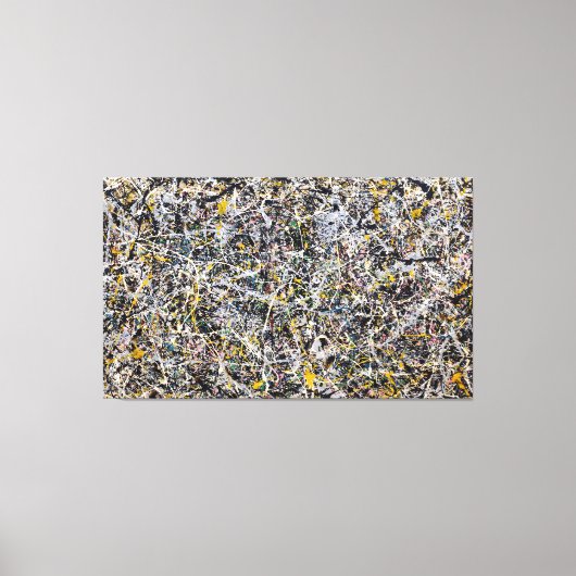 J.P. - Nummer 1 - 1949 - Abstract expressionisme - Canvas Afdruk (Voorkant)