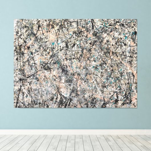 J. P. - Nummer 1 - LAVANDER MIST - 1950 - Canvas Afdruk (Insitu (Houten vloer))