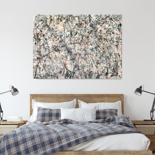 J. P. - Nummer 1 - LAVANDER MIST - 1950 - Canvas Afdruk (Insitu (Slaapkamer))