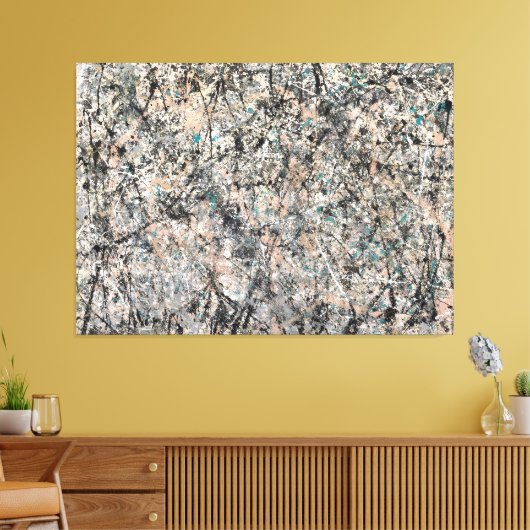 J. P. - Nummer 1 - LAVANDER MIST - 1950 - Canvas Afdruk (Insitu (Woonkamer))