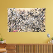 J. P. - Nummer 1A - 1948 - Actie schilderen - Canvas Afdruk (Insitu (Woonkamer))