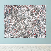 J. P. - Nummer 20 - 1948 - Action painting - Canvas Afdruk (Insitu (Houten vloer))