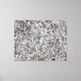 J. P. - Nummer 20 - 1948 - Action painting - Canvas Afdruk