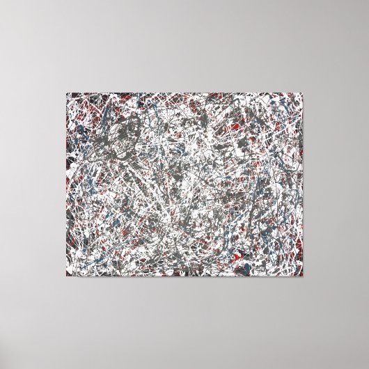 J. P. - Nummer 20 - 1948 - Action painting - Canvas Afdruk (Voorkant)