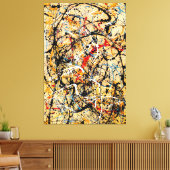 J. P. - Nummer 20 - 1949 - Action painting - Canvas Afdruk (Insitu (Woonkamer))