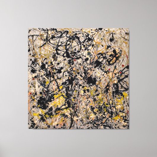 J. P. - Nummer 20 - 1950 - Action painting - Canvas Afdruk (Voorkant)