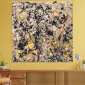 J. P. - Nummer 20 - 1950 - Action painting - Canvas Afdruk (Insitu (Woonkamer))