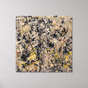 J. P. - Nummer 20 - 1950 - Action painting - Canvas Afdruk