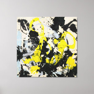 J. P. - Nummer 22 - 1950 - Action painting - Canvas Afdruk