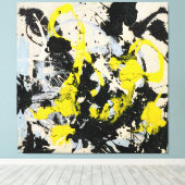 J. P. - Nummer 22 - 1950 - Action painting - Canvas Afdruk (Insitu (Houten vloer))