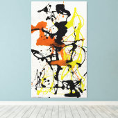 J. P. - Nummer 26 - 1949 - Action painting - Canvas Afdruk (Insitu (Houten vloer))