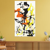 J. P. - Nummer 26 - 1949 - Action painting - Canvas Afdruk (Insitu (Woonkamer))