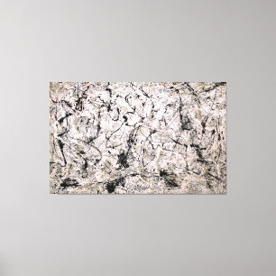 J. P. - Nummer 28 - 1950 - Action painting - Canvas Afdruk