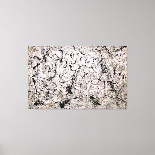 J. P. - Nummer 28 - 1950 - Action painting - Canvas Afdruk (Voorkant)