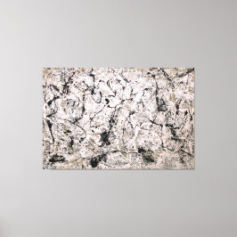 J. P. - Nummer 28 - 1950 - Action painting - Canvas Afdruk