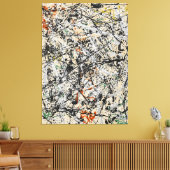 J. P. - Nummer 32 - 1949 - Action painting - Canvas Afdruk (Insitu (Woonkamer))