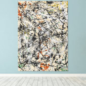 J. P. - Nummer 32 - 1949 - Action painting - Canvas Afdruk (Insitu (Houten vloer))