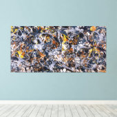 J. P. - NUMMER 3 - 1950 - Action painting - Canvas Afdruk (Insitu (Houten vloer))