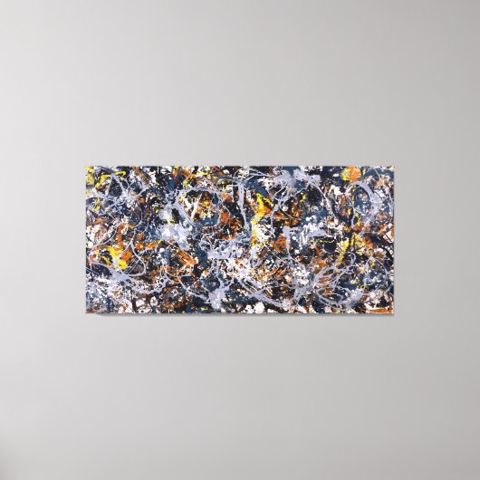 J. P. - NUMMER 3 - 1950 - Action painting - Canvas Afdruk (Voorkant)