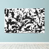 J. P. - NUMMER 3 - 1951 - Zwarte gietperiode - Canvas Afdruk (Insitu (Houten vloer))