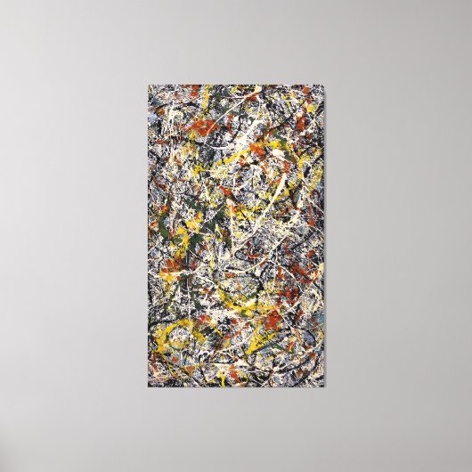 J.P. - Nummer 3 TIJGER - 1949 - Action painting Canvas Afdruk (Voorkant)