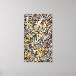 J.P. - Nummer 3 TIJGER - 1949 - Action painting Canvas Afdruk