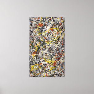 J.P. - Nummer 3 TIJGER - 1949 - Action painting Canvas Afdruk