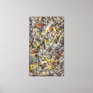 J.P. - Nummer 3 TIJGER - 1949 - Action painting Canvas Afdruk