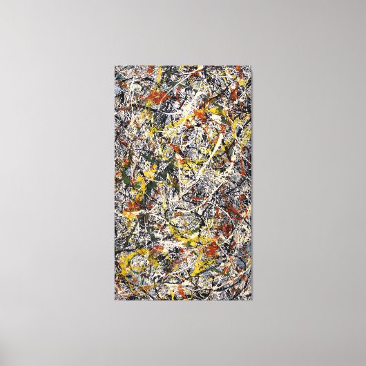 J.P. - Nummer 3 TIJGER - 1949 - Action painting Canvas Afdruk (Voorkant)