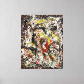 J. P. - NUMMER 4 - 1950 - Action painting - Canvas Afdruk (Voorkant)