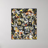 J. P. - Nummer 4 - 1951 - Action painting - Canvas Afdruk (Voorkant)