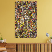 J. P. - Nummer 5 - 1948 - Action painting - Canvas Afdruk (Insitu (Woonkamer))