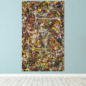 J. P. - Nummer 5 - 1948 - Action painting - Canvas Afdruk (Insitu (Houten vloer))