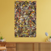 J. P. - Nummer 5 - 1948 - Action painting - Canvas Afdruk (Insitu (Woonkamer))