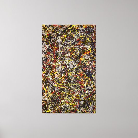 J. P. - Nummer 5 - 1948 - Action painting - Canvas Afdruk (Voorkant)