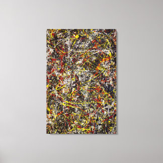 J. P. - Nummer 5 - 1948 - Action painting - Canvas Afdruk