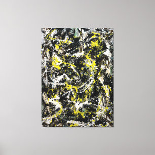 J. P. - NUMMER 5 - 1950 - Action painting - Canvas Afdruk