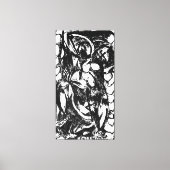 J. P. - NUMMER 5 - 1952 - Zwarte gietingen - Canvas Afdruk (Voorkant)